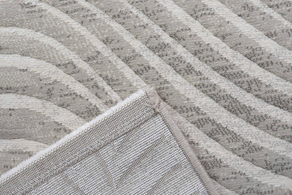 Galleria Carved Wave Beige Rug