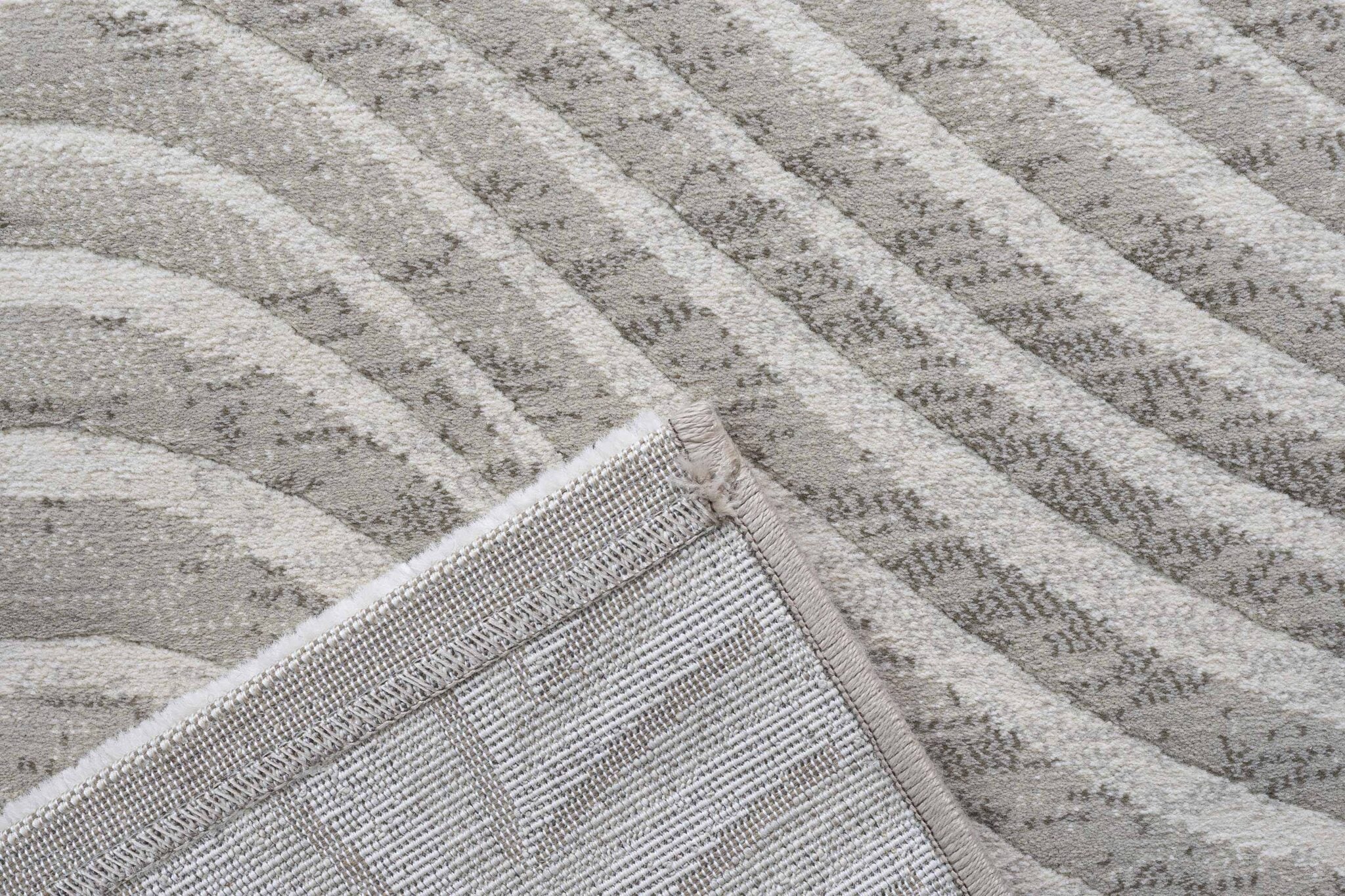 Galleria Carved Wave Beige Rug