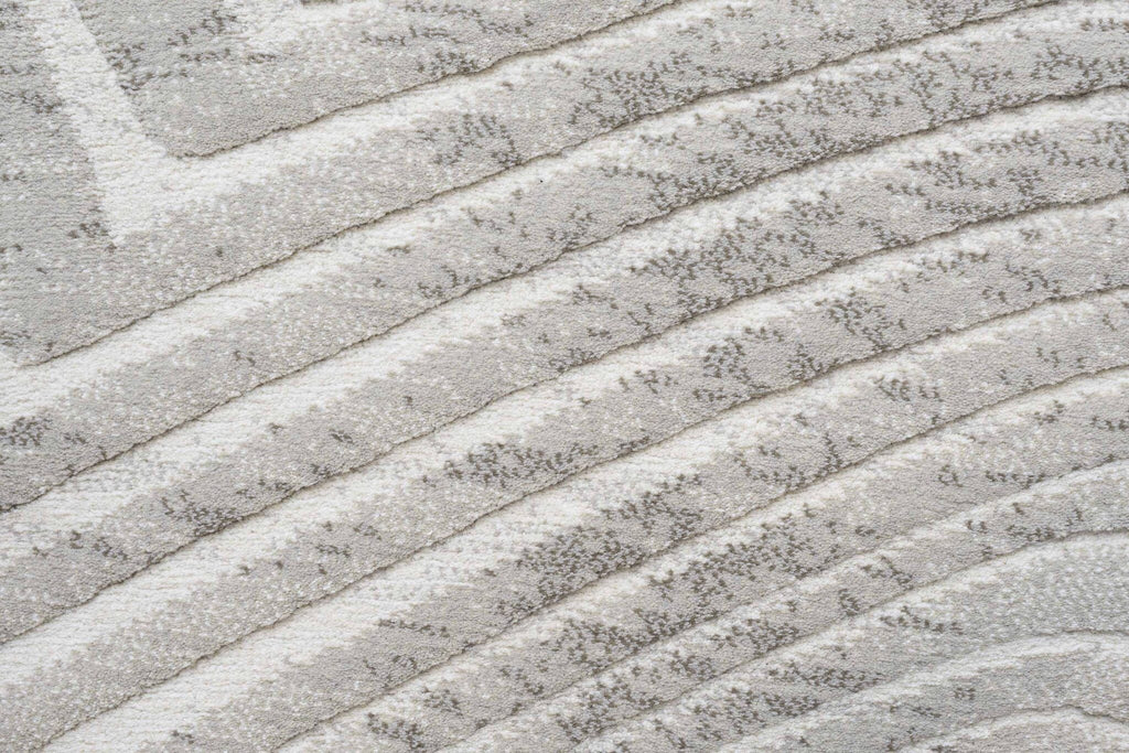 Galleria Carved Wave Beige Rug