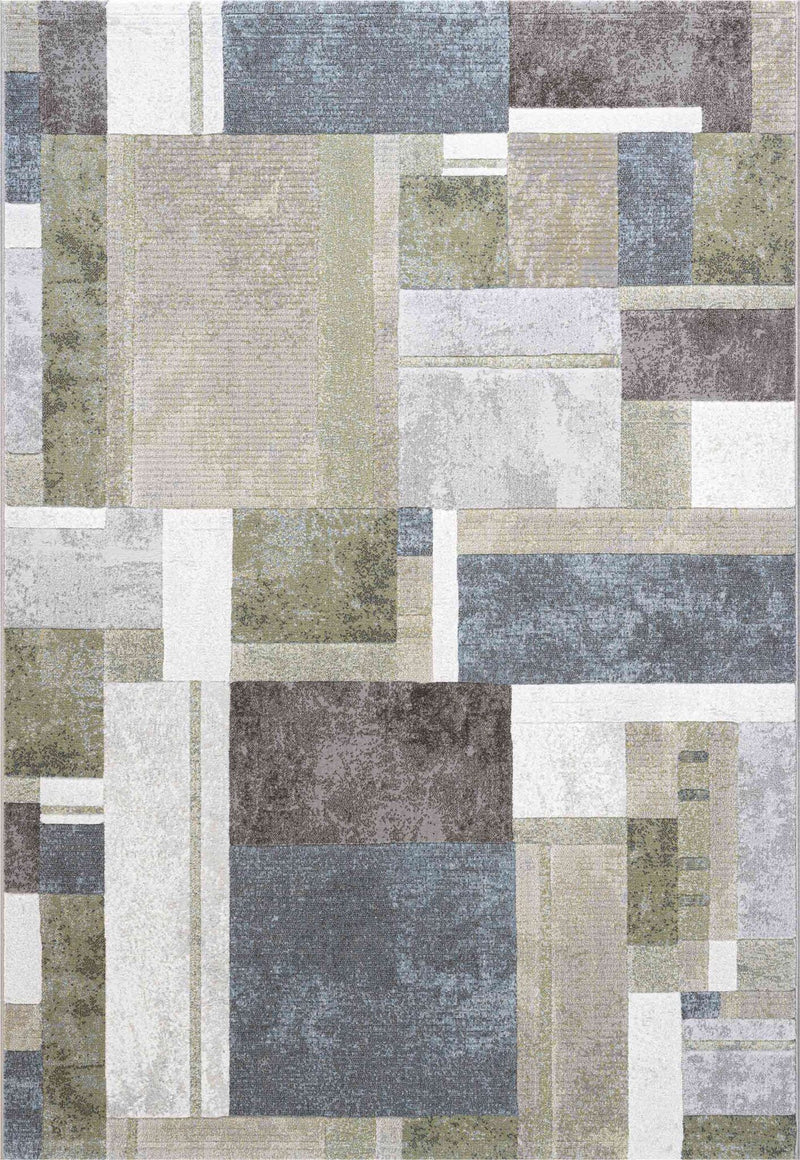 Galleria Architect Block Blue Rug