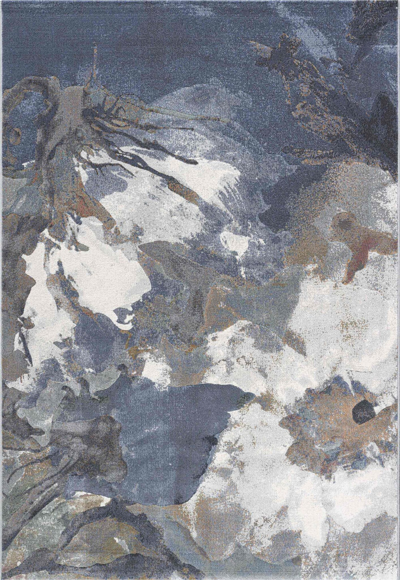 Galleria Abstract Bloom Dove Grey Rug