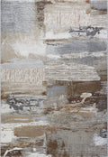 Galleria Plaster Abstract Terracotta Rug