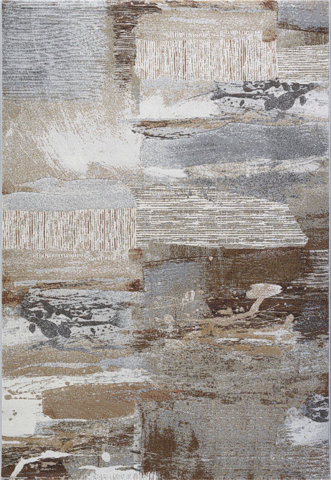 Galleria Plaster Abstract Terracotta Rug