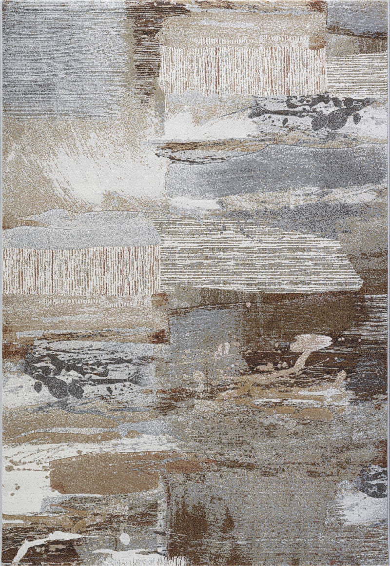 Galleria Plaster Abstract Terracotta Rug
