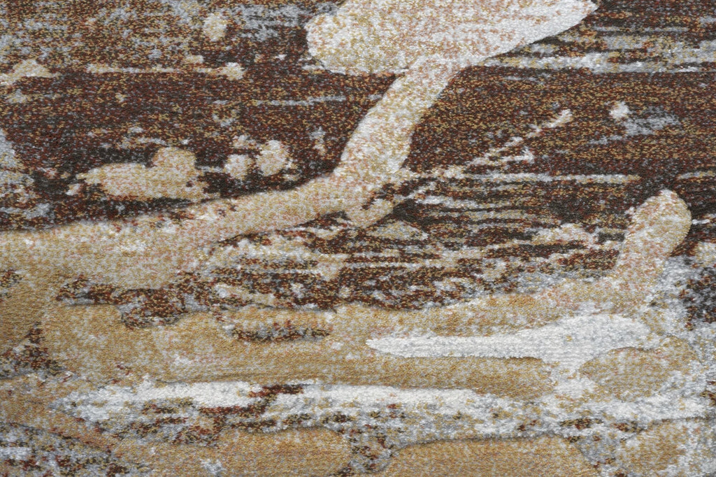 Galleria Plaster Abstract Terracotta Rug