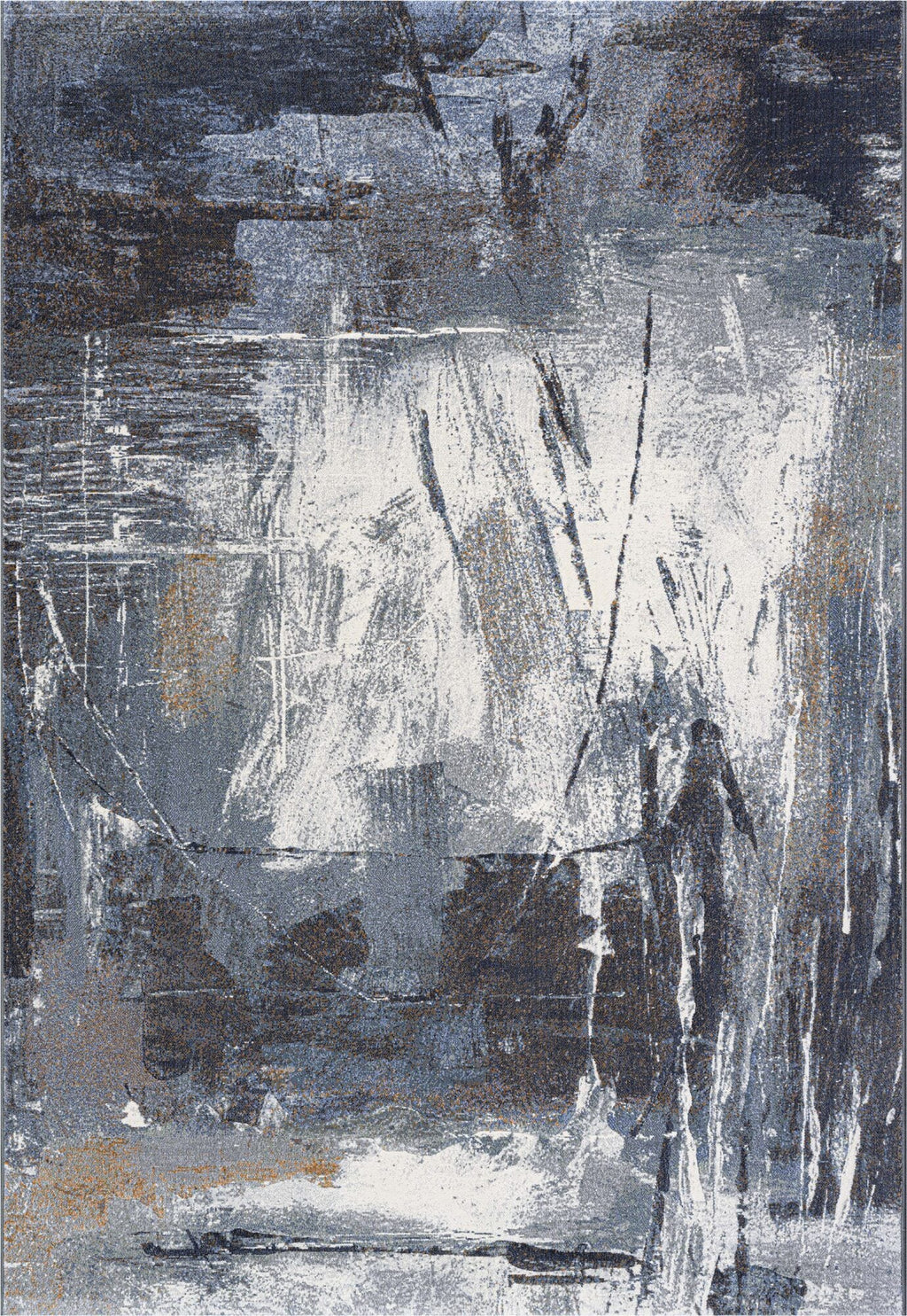 Galleria Palette Knife Grey Rug