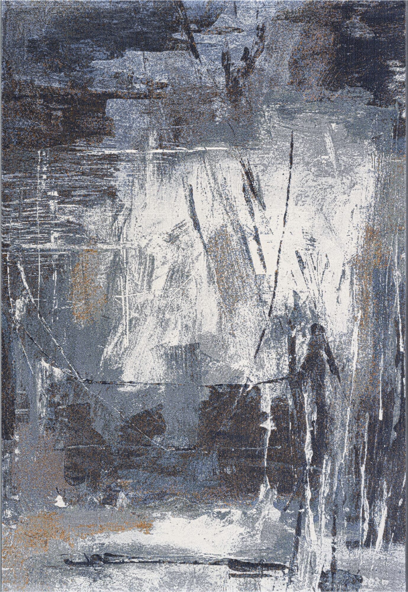 Galleria Palette Knife Grey Rug