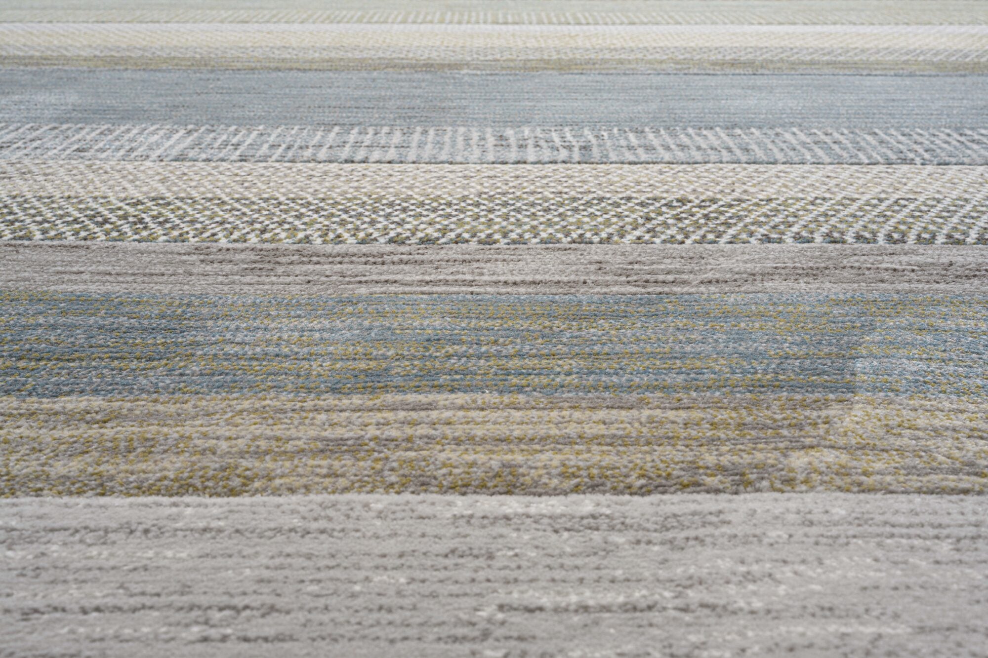 Galleria Berber Stripe Blue/Green Rug