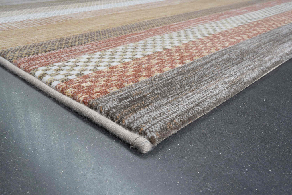 Galleria Berber Stripe Terracotta Rug