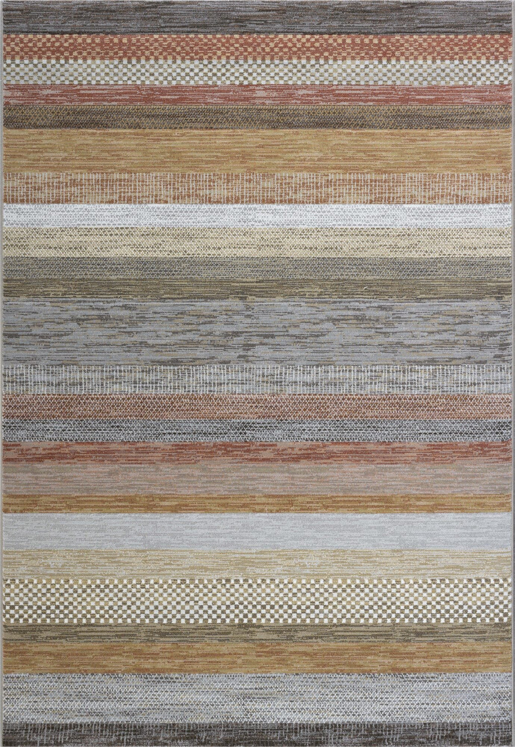 Galleria Berber Stripe Terracotta Rug