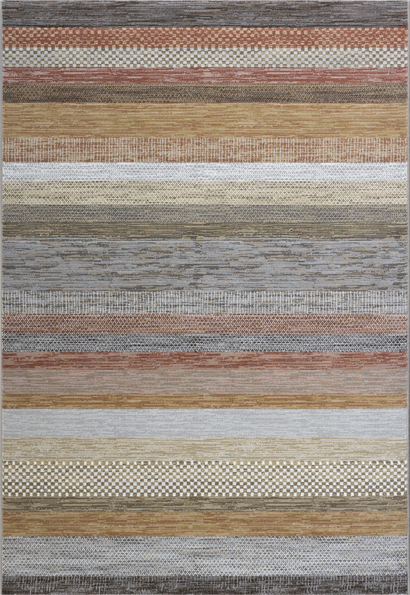 Galleria Berber Stripe Terracotta Rug