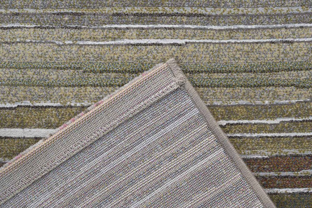 Galleria Sunset Stripe Green Rug