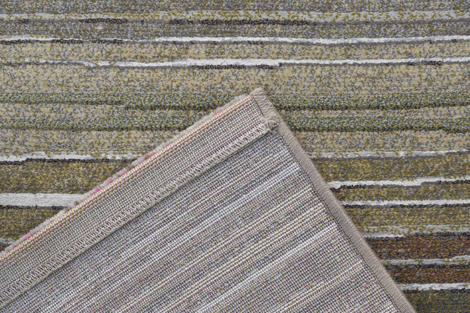 Galleria Sunset Stripe Green Rug