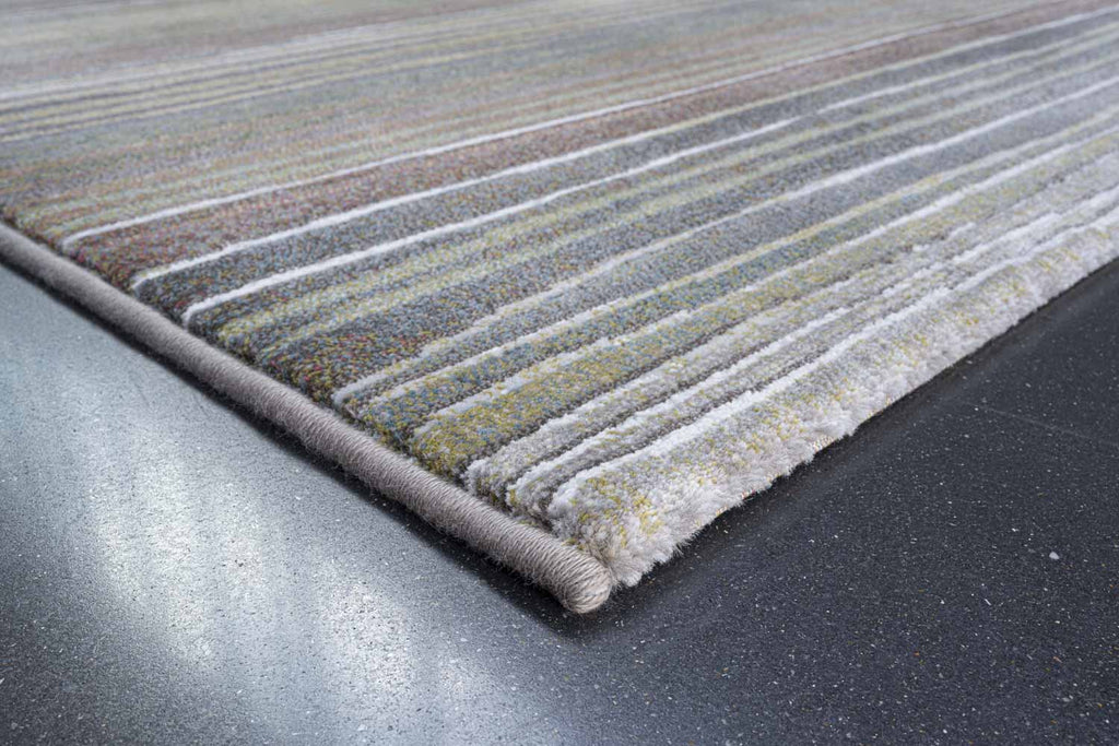 Galleria Sunset Stripe Green Rug