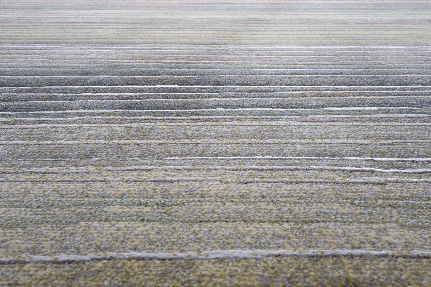 Galleria Sunset Stripe Green Rug