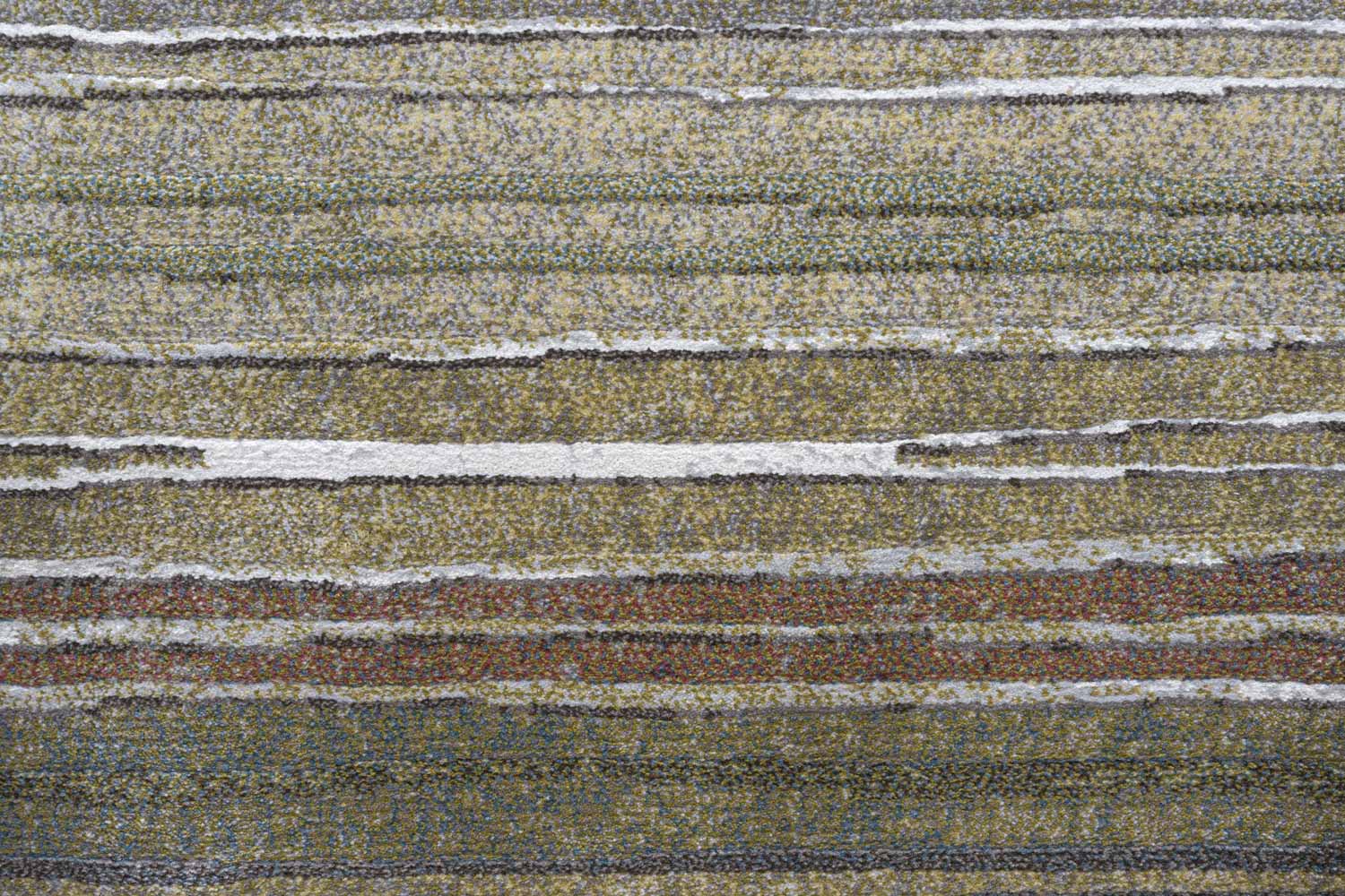Galleria Sunset Stripe Green Rug