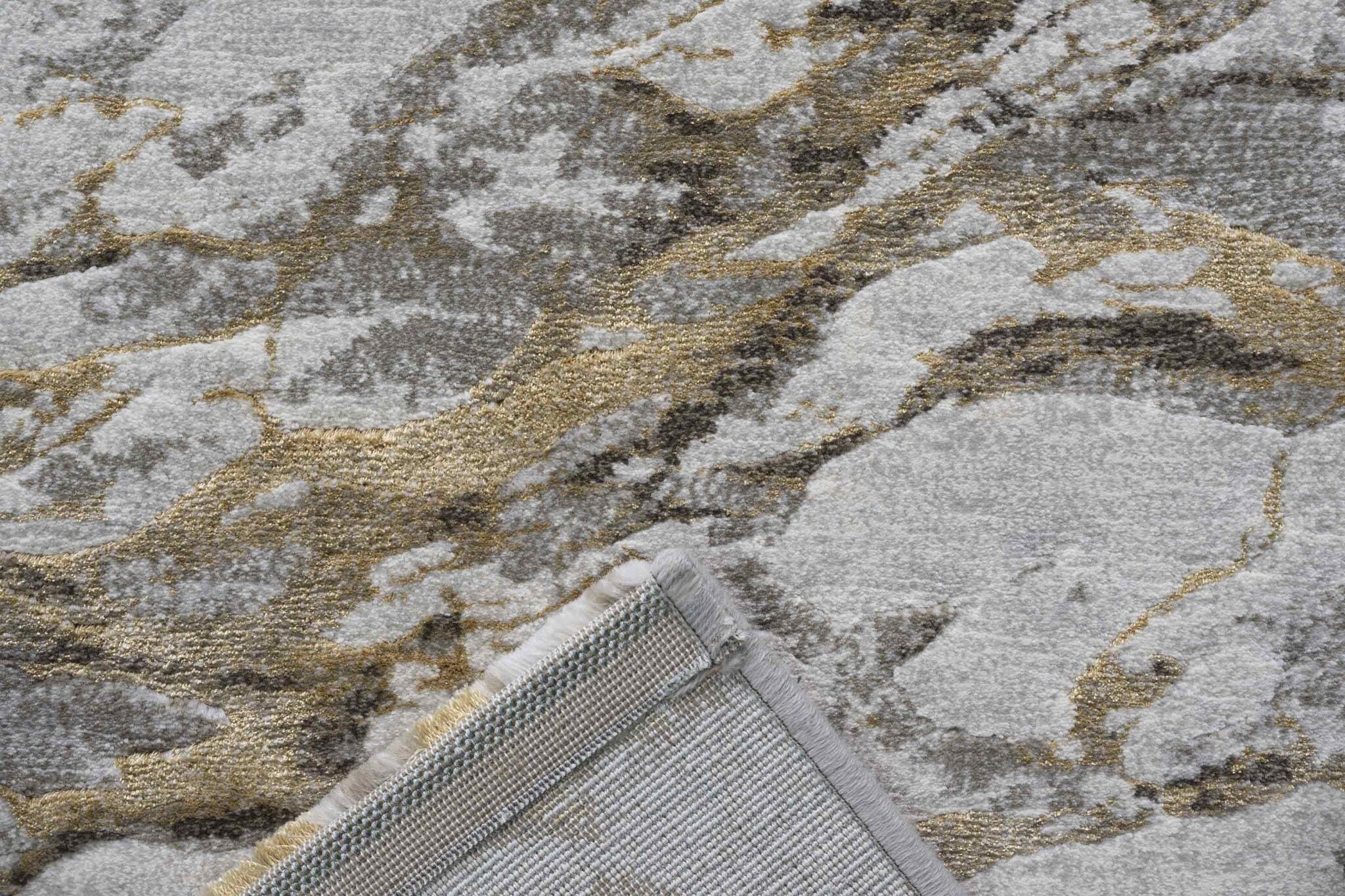 Quartz Marble Vein Grey Rug