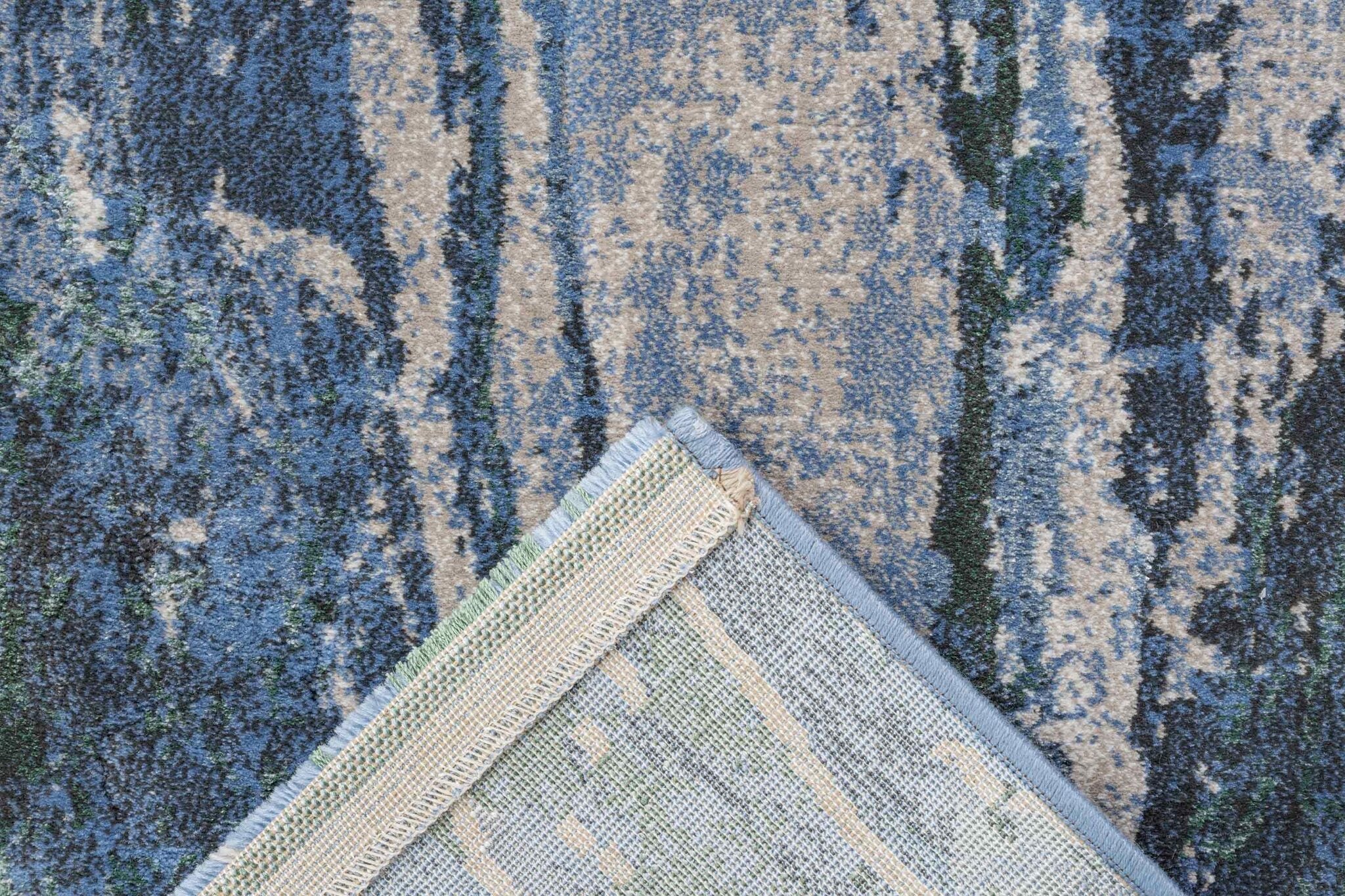 Quartz Agate Stripe Blue Rug