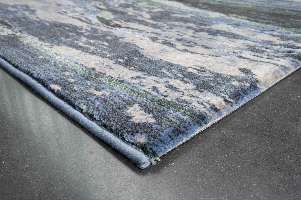 Quartz Agate Stripe Blue Rug