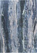 Quartz Agate Stripe Blue Rug