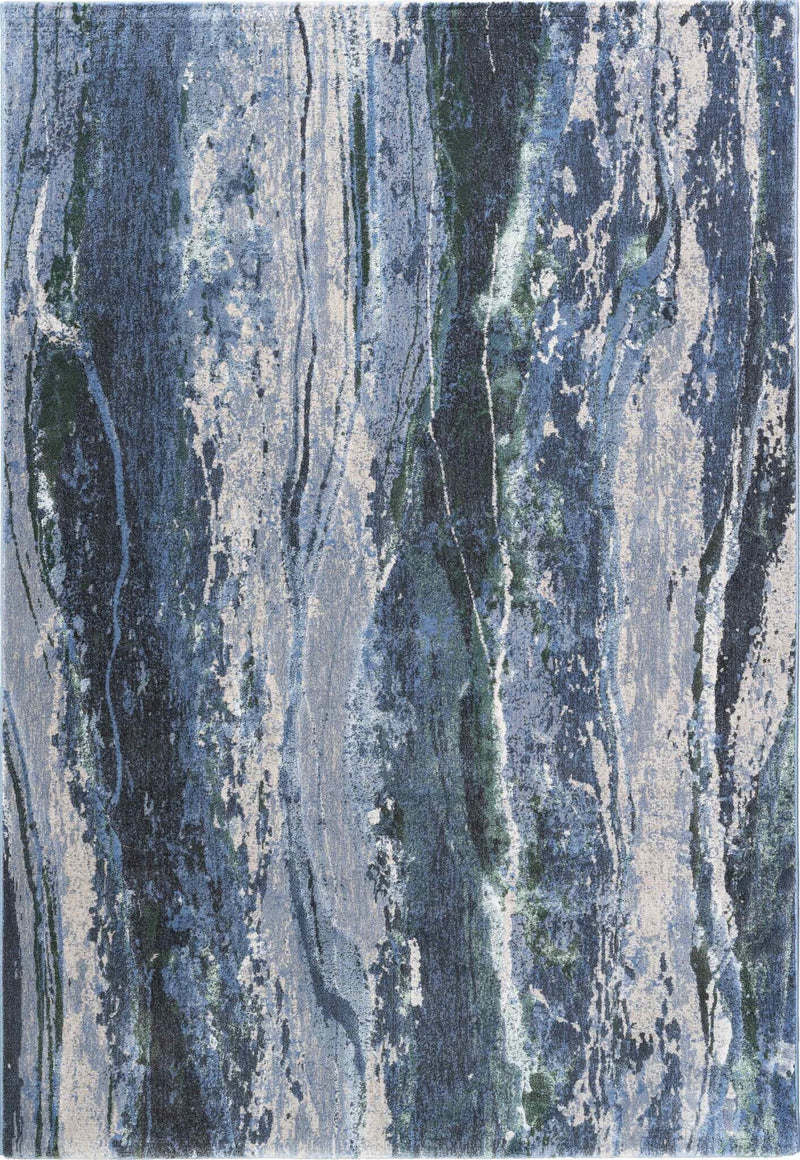 Quartz Agate Stripe Blue Rug
