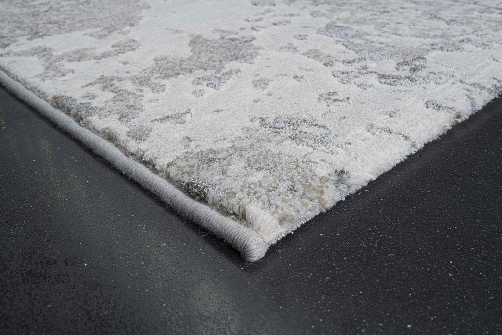 Quartz Weathered Stone Grey Blue Rug