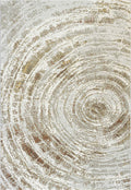 Quartz Tree Ring Cream Rug