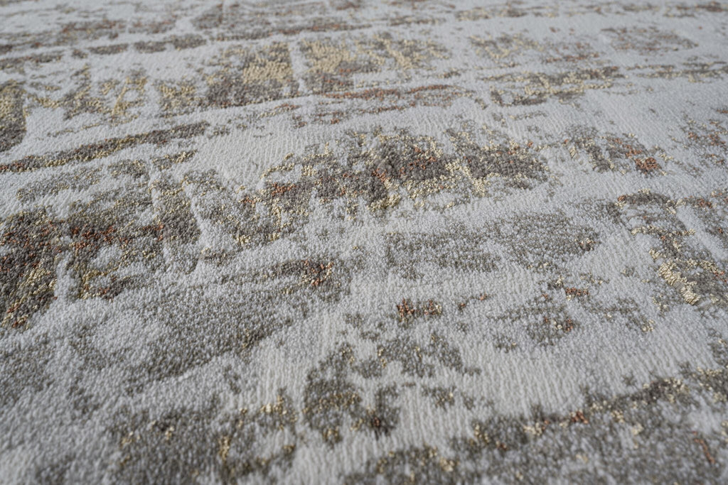 Quartz Tree Ring Cream Rug