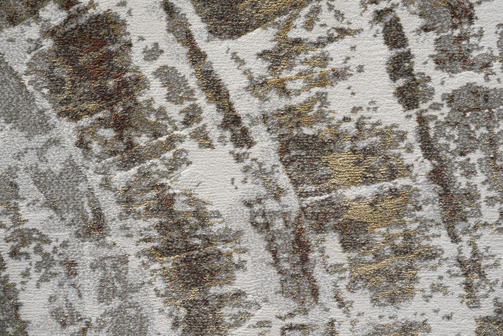 Quartz Tree Ring Cream Rug