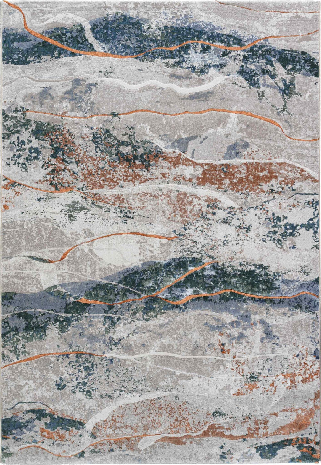 Quartz Mineral Flow Blue (9262) Rug