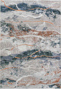 Quartz Mineral Flow Blue (9262) Rug