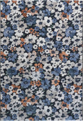 Quartz Ditsy Floral Blue Rug