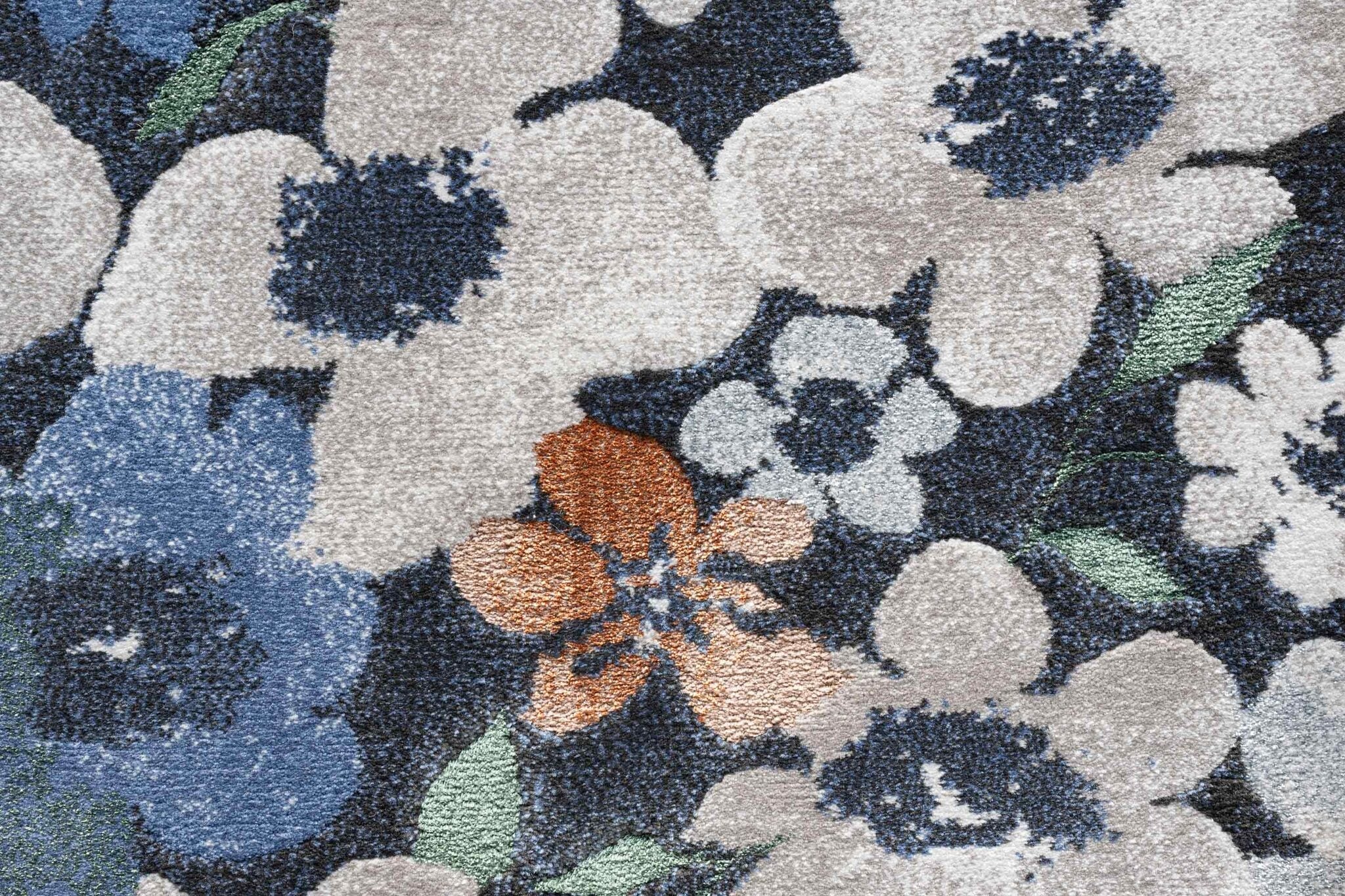 Quartz Ditsy Floral Blue Rug