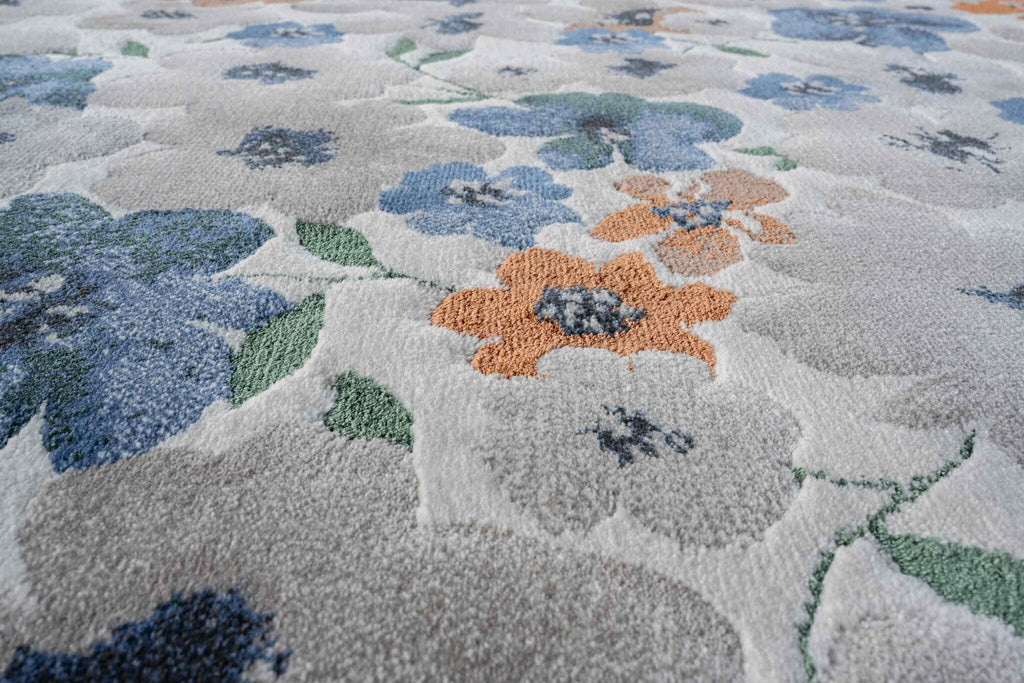 Quartz Ditsy Floral Blue (9262) Rug