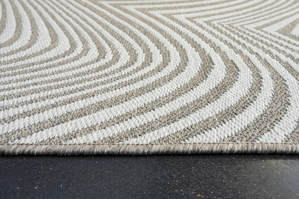 Brighton Dune Swirl Beige Rug