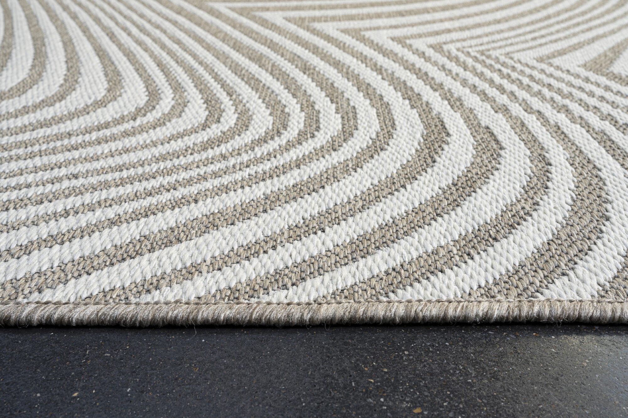 Brighton Dune Swirl Beige Rug