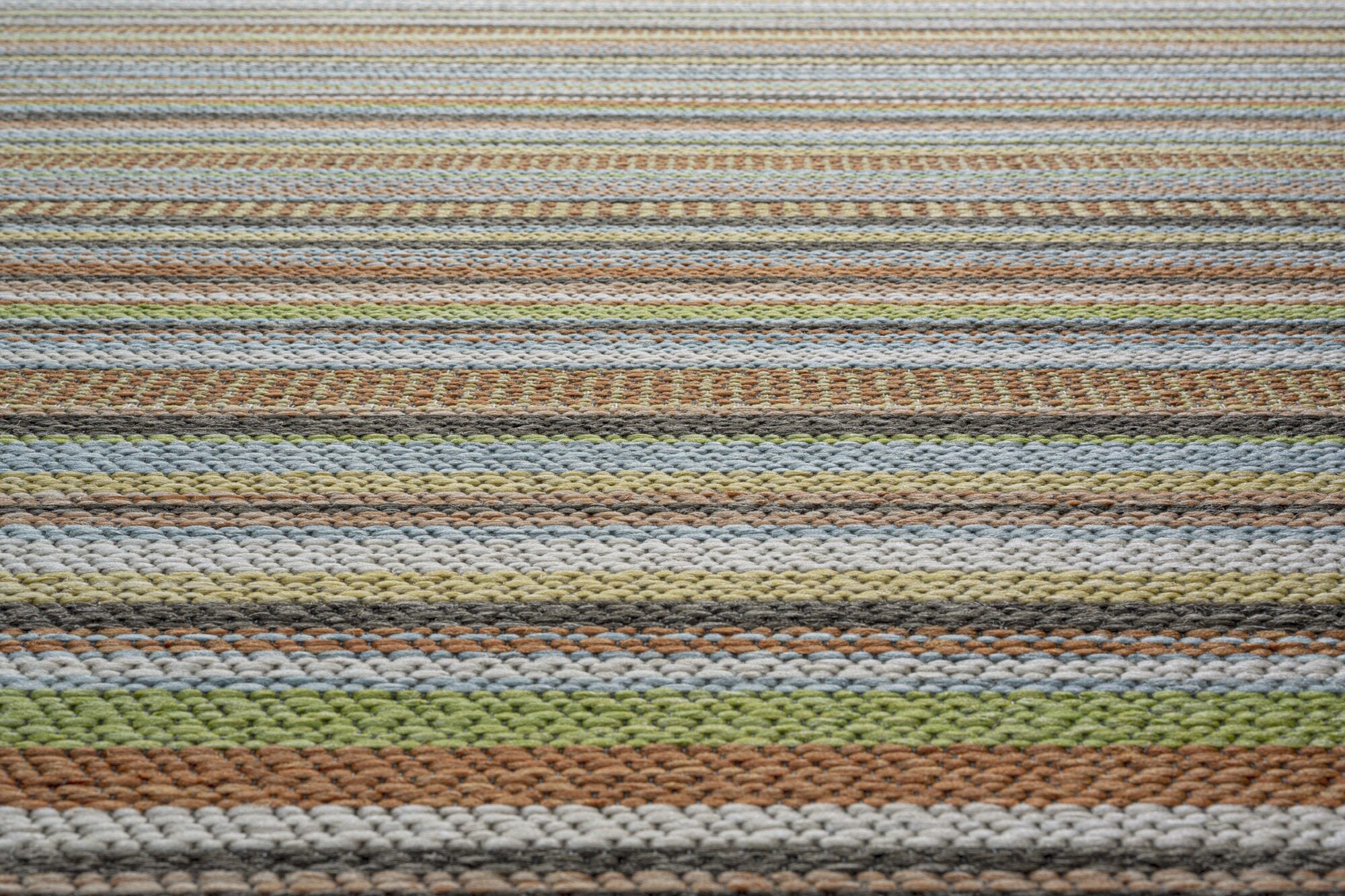 Brighton Deckchair Stripe Sherbet Rug