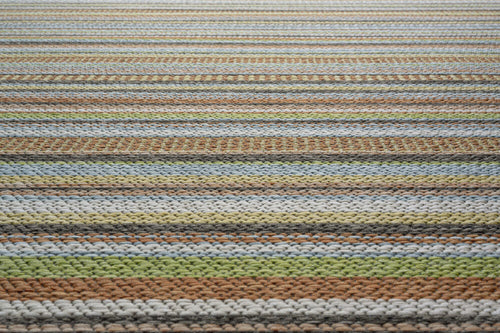 Brighton Deckchair Stripe Sherbet Rug