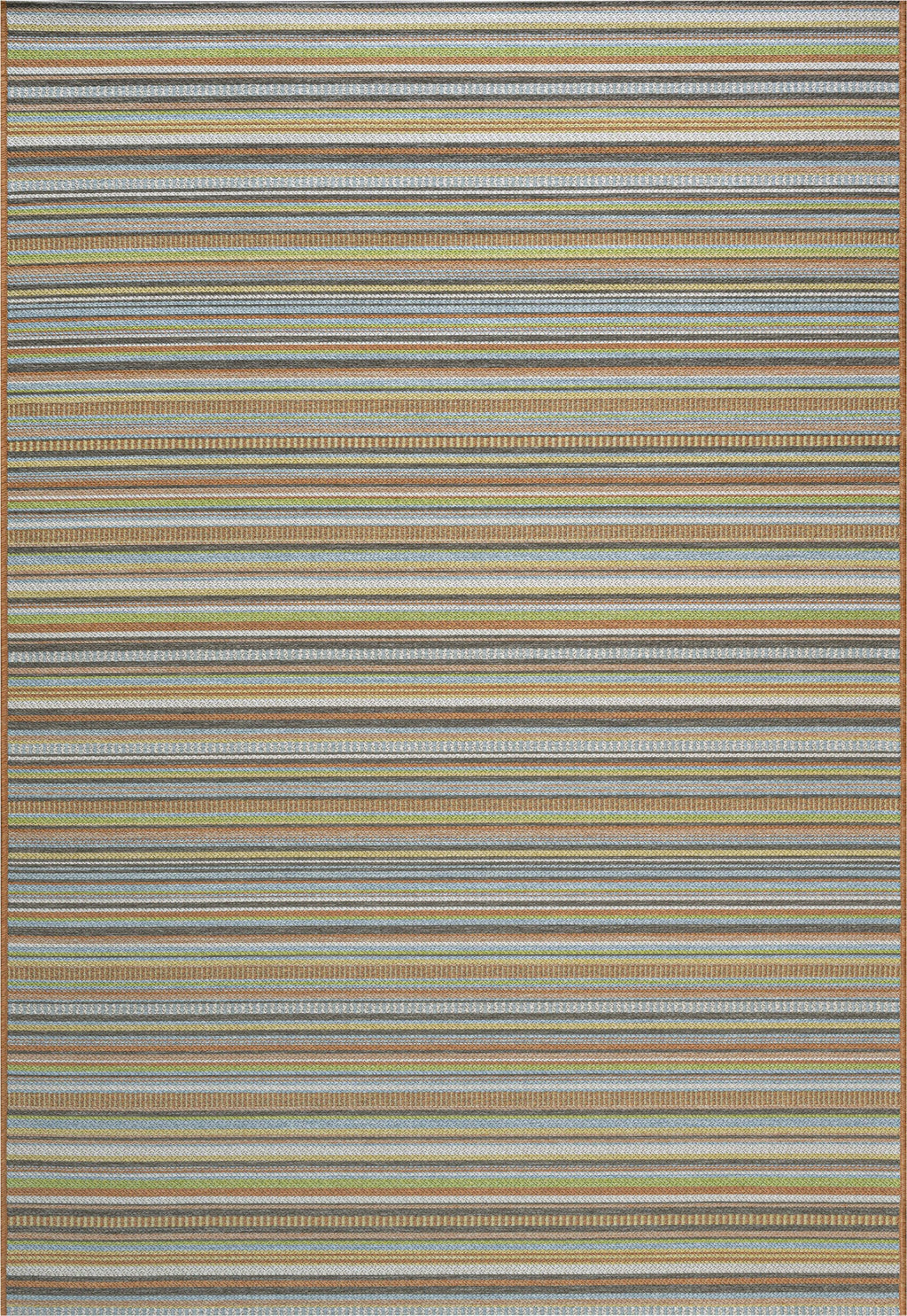 Brighton Deckchair Stripe Sherbet Rug