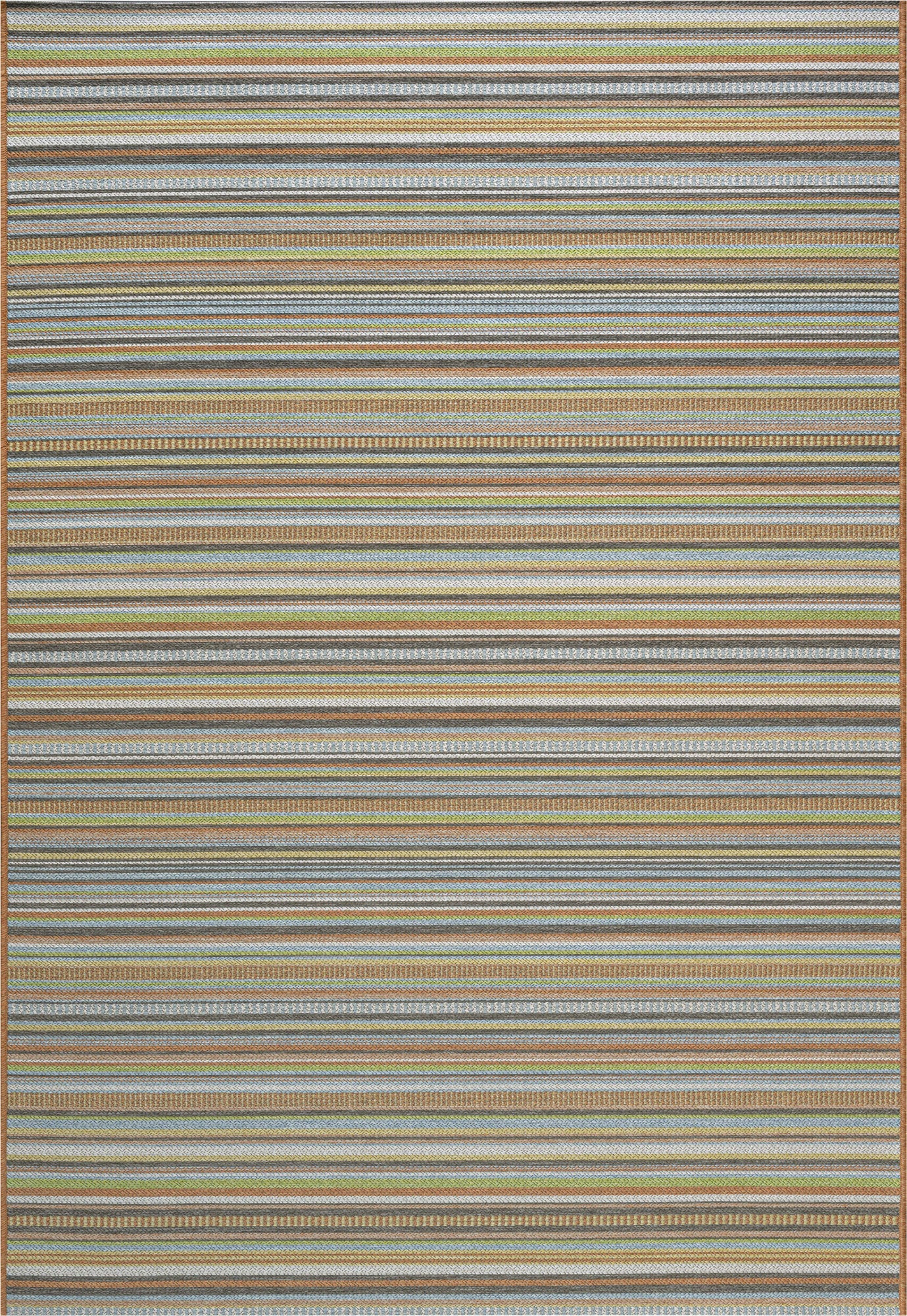 Brighton Deckchair Stripe Sherbet Rug