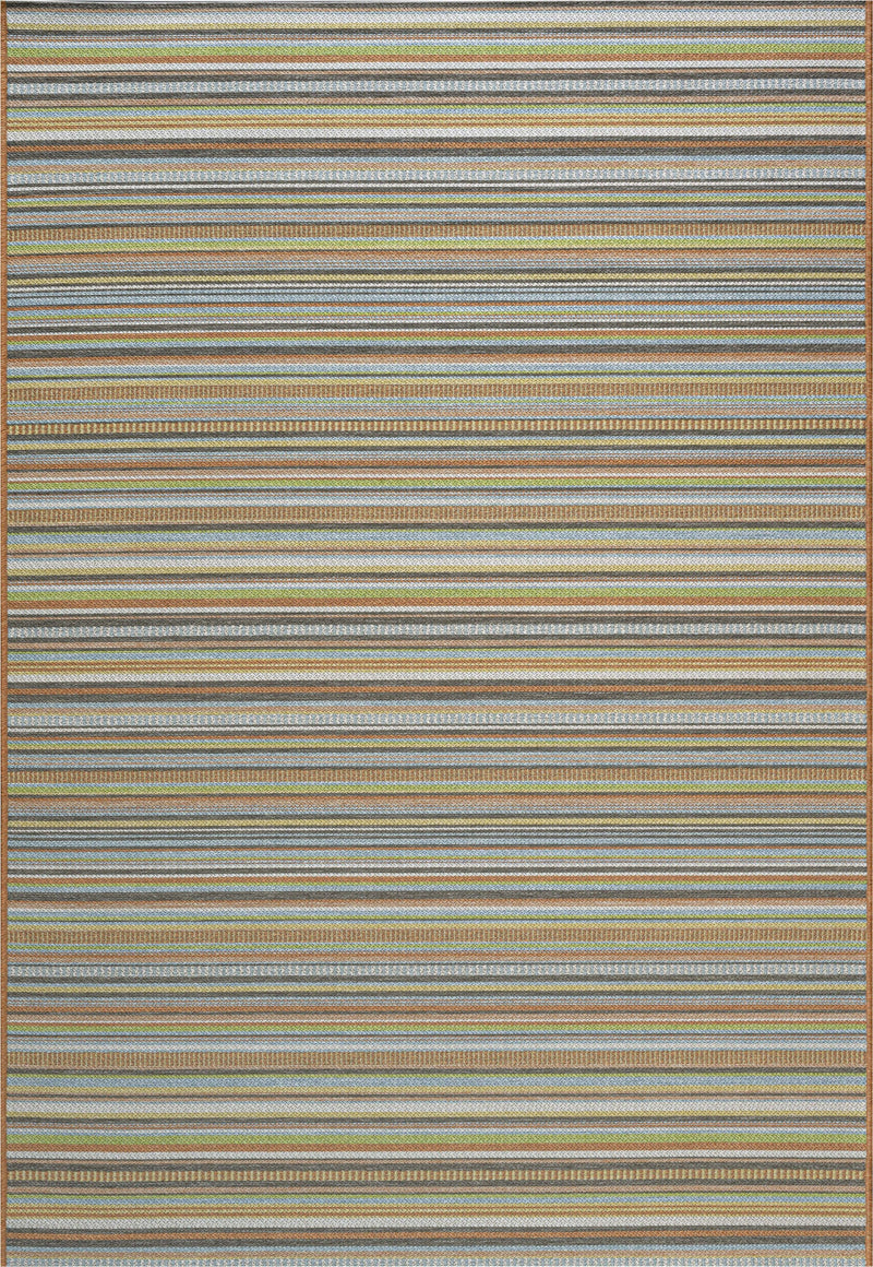 Brighton Deckchair Stripe Sherbet Rug