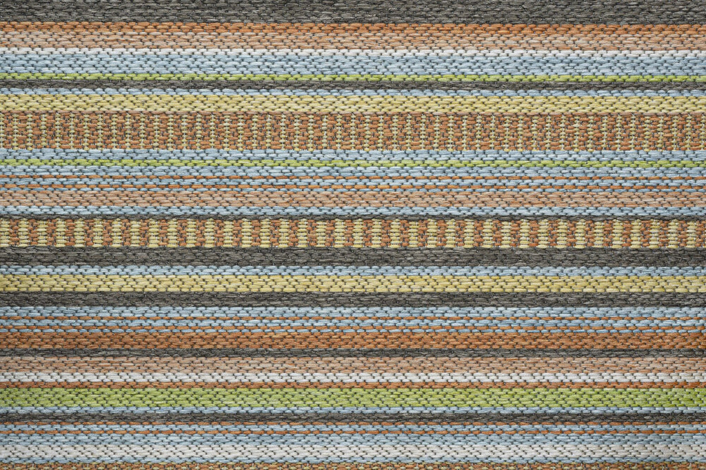 Brighton Deckchair Stripe Sherbet Rug