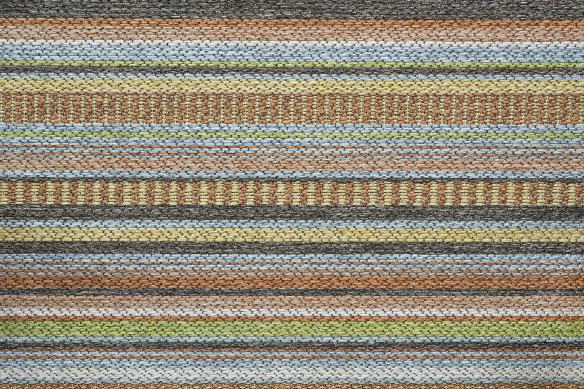 Brighton Deckchair Stripe Sherbet Rug