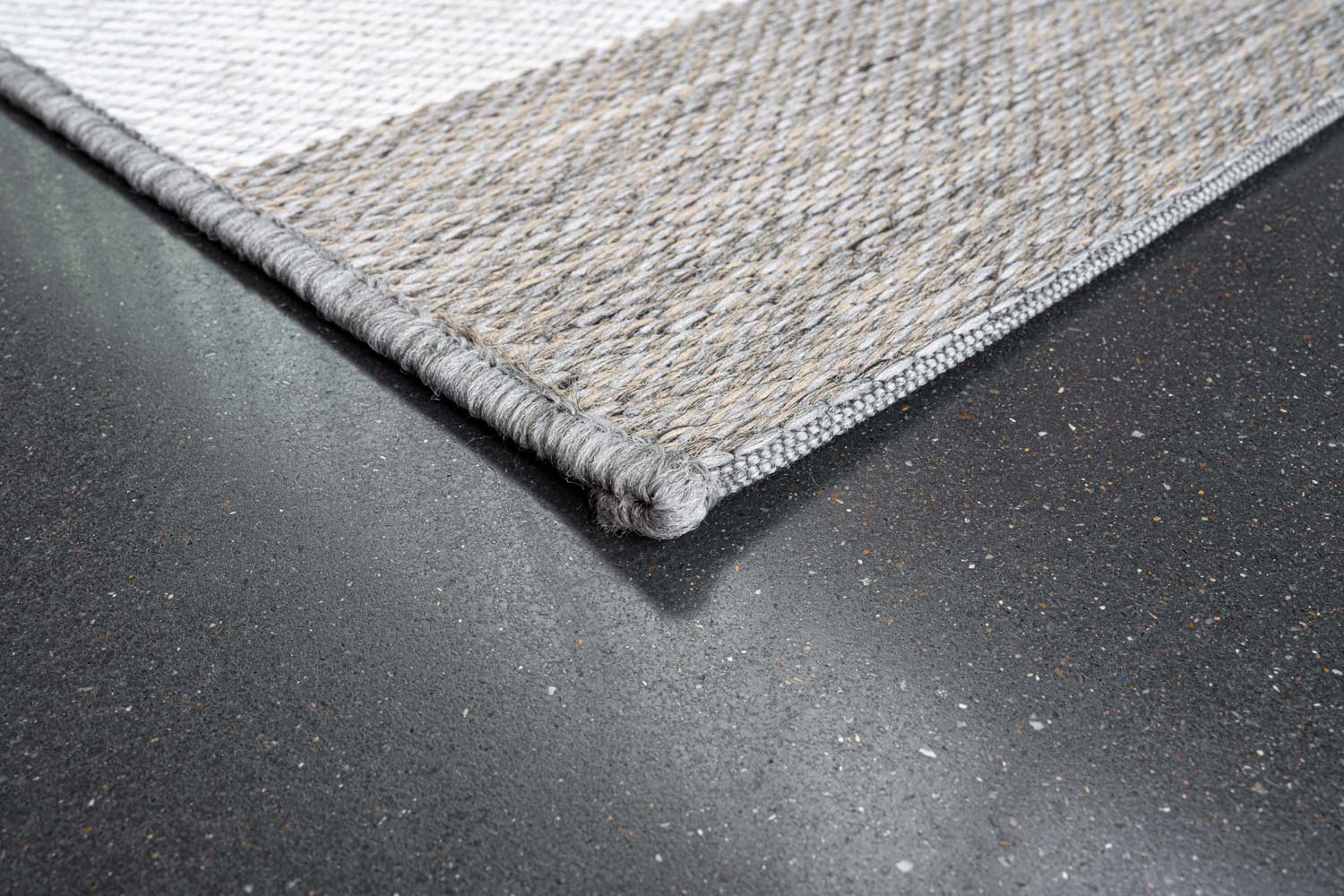 Brighton Patchwork Block Natural Rug