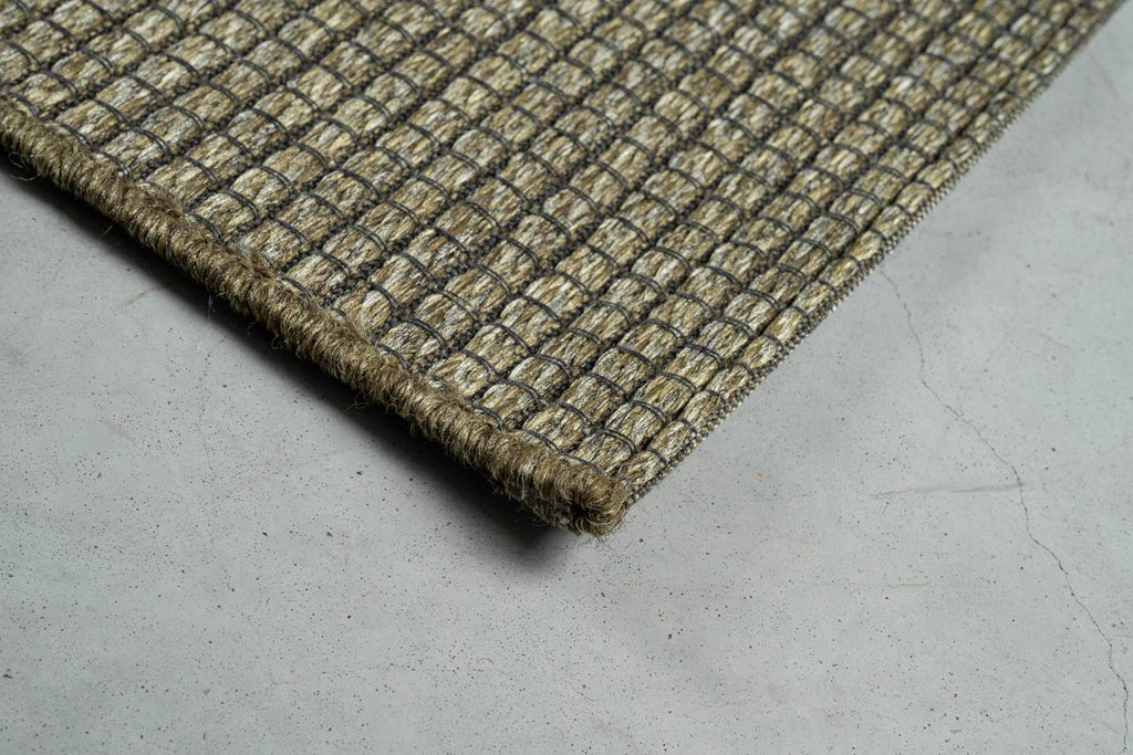 Brighton Sandstone Plain Green Rug