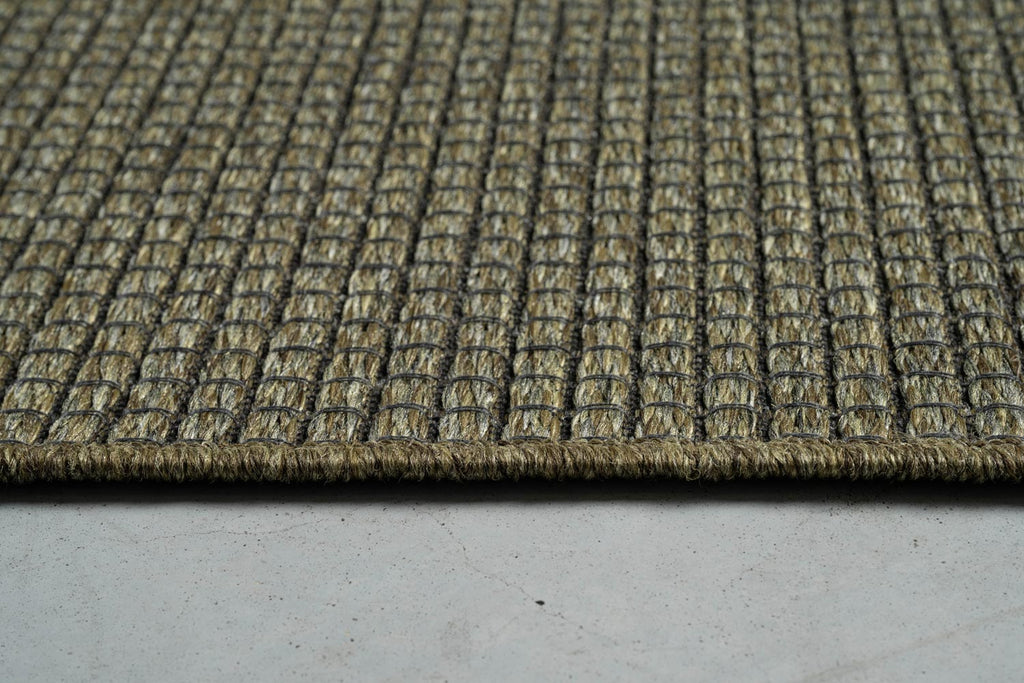 Brighton Sandstone Plain Green Rug