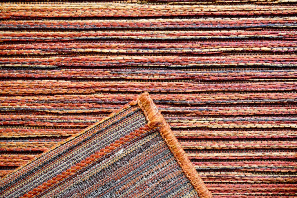 Brighton Marled Stripe Rust Rug