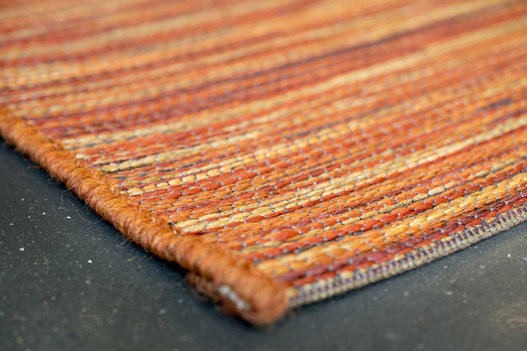 Brighton Marled Stripe Rust Rug