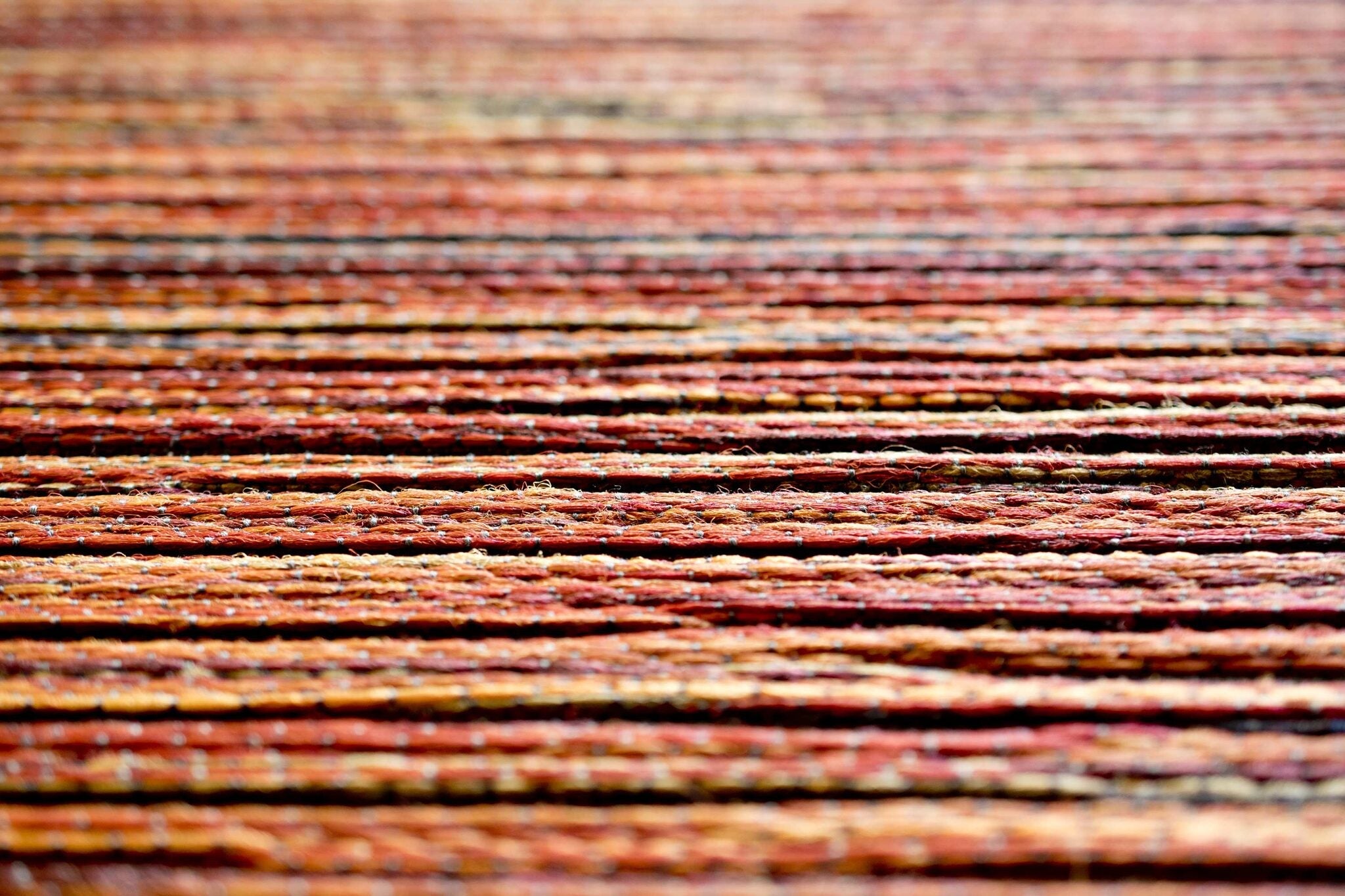 Brighton Marled Stripe Rust Rug