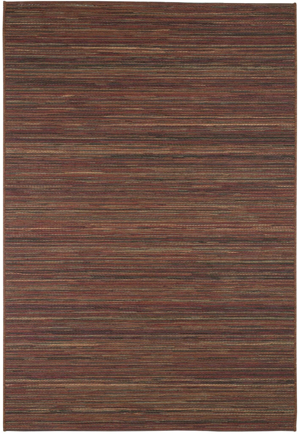 Brighton Marled Stripe Rust Rug